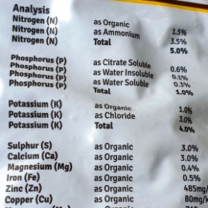 fertiliser pack